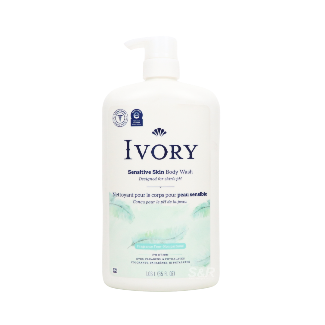 Ivory Sensitive Skin Body Wash 1.03L